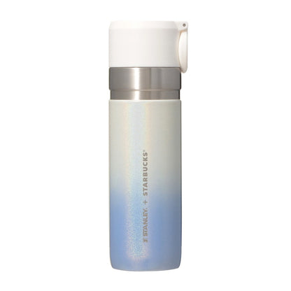 Starbucks Japan - Sakura 2026 - Twinkle Gently -  Stainless Steel Bottle STANLEY - Shiny Airy Blue Gradient 473ml