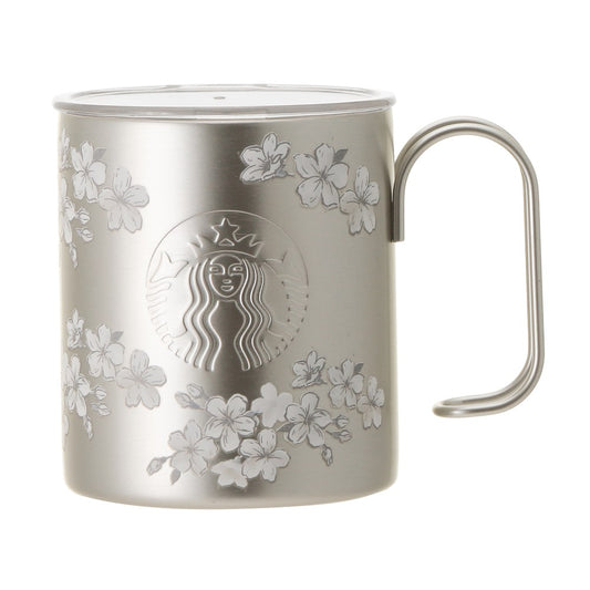 Starbucks Japan - Sakura 2026 - Twinkle Gently - Stainless Steel Mug with Lid 355ml
