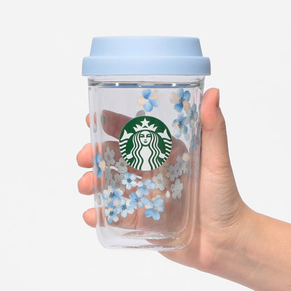Starbucks Japan - Sakura 2026 - Twinkle Gently - Double Wall Heat-Resistant Glass Cup 355ml