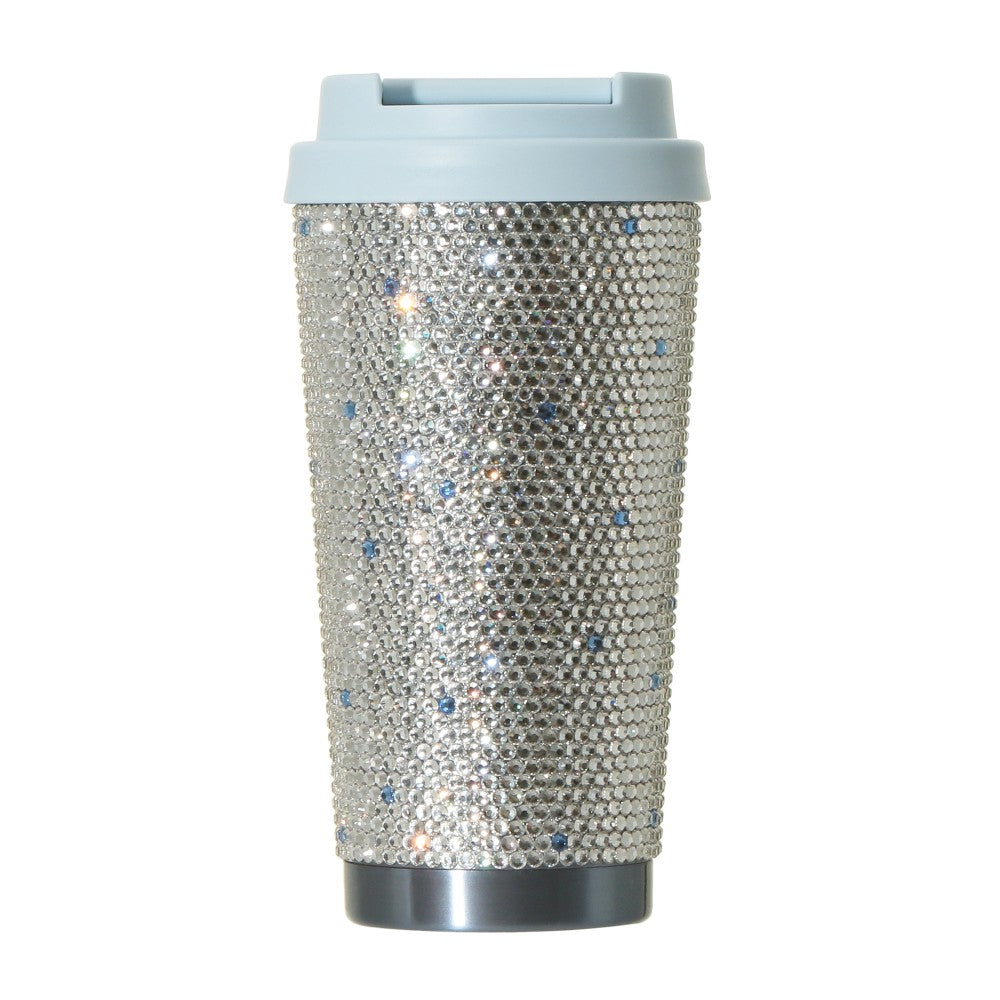 Starbucks Japan - Sakura 2026 - Twinkle Gently - Stainless Steel Tumbler - Rhinestone Airy Blue 473ml