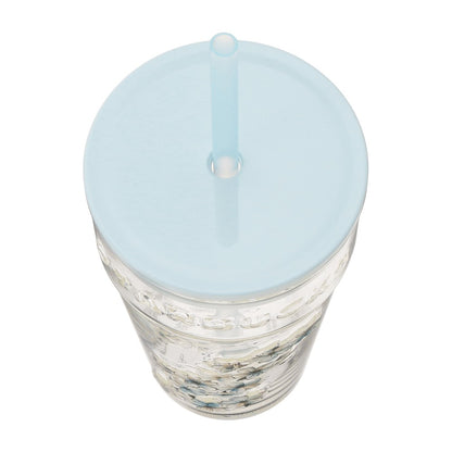 Starbucks Japan - Sakura 2026 - Twinkle Gently - Glass Tumbler - Airy Blue 473ml