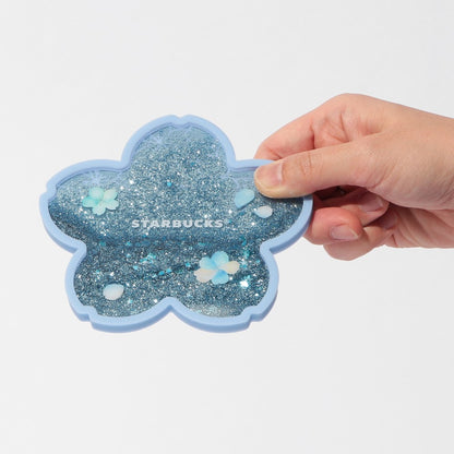 Starbucks Japan - Sakura 2026 - Twinkle Gently - Coaster Airy Blue