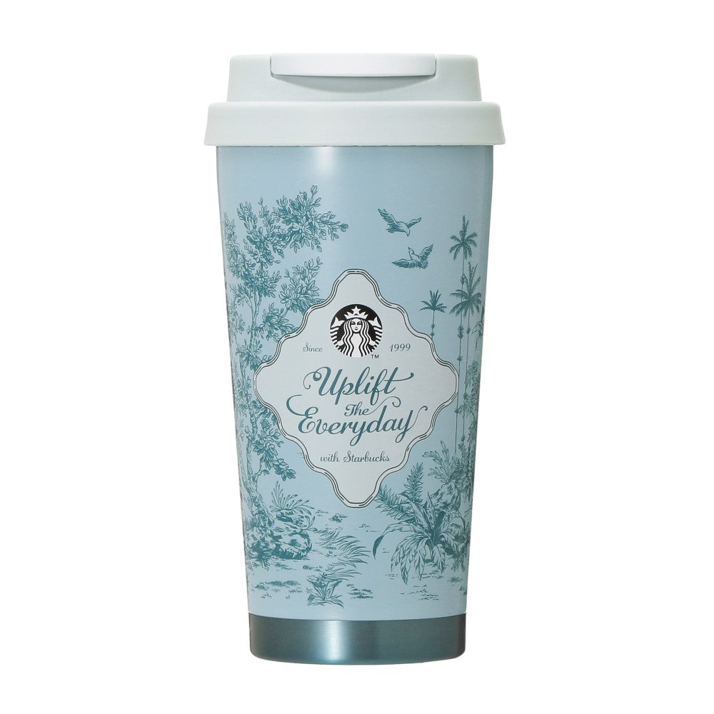 Starbucks Japan - Happy Spring Days - Stainless Steel Tumbler - Natural Blue 473ml