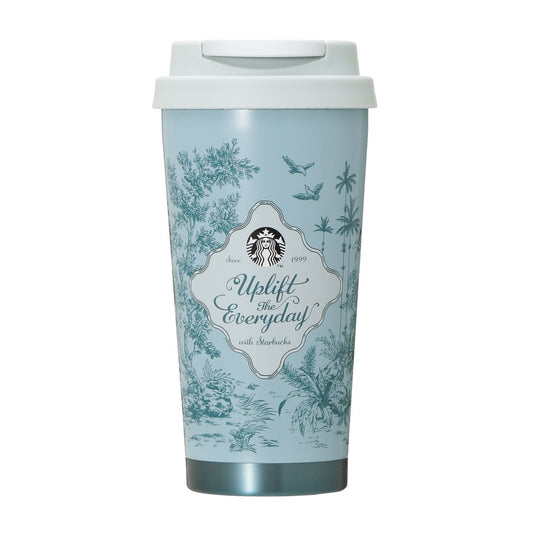 Starbucks Japan - Happy Spring Days - Stainless Steel Tumbler - Natural Blue 473ml