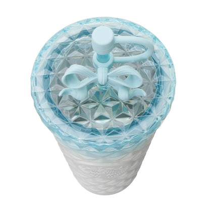 Starbucks Japan - Happy Spring Days - Stainless Steel Cold Cup Tumbler - Natural Blue Gradient 591ml