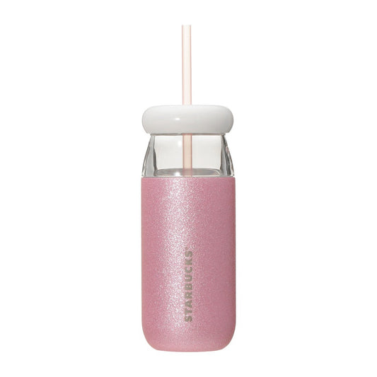 Starbucks Japan - Feel the Breeze - Stainless Steel Cold Cup Tumbler - Glitter Ice Pink 503ml