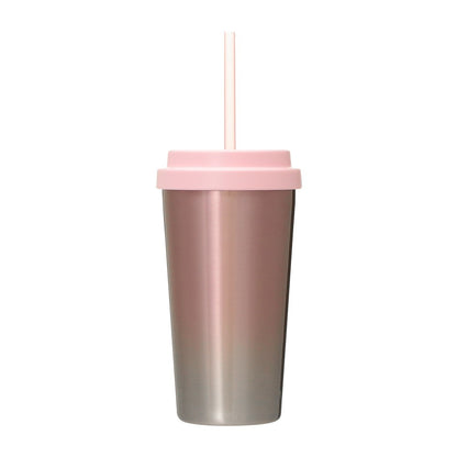 Starbucks Japan - Feel the Breeze - Stainless Steel Tumbler with Replacement Lid - Pink Gradient 473ml