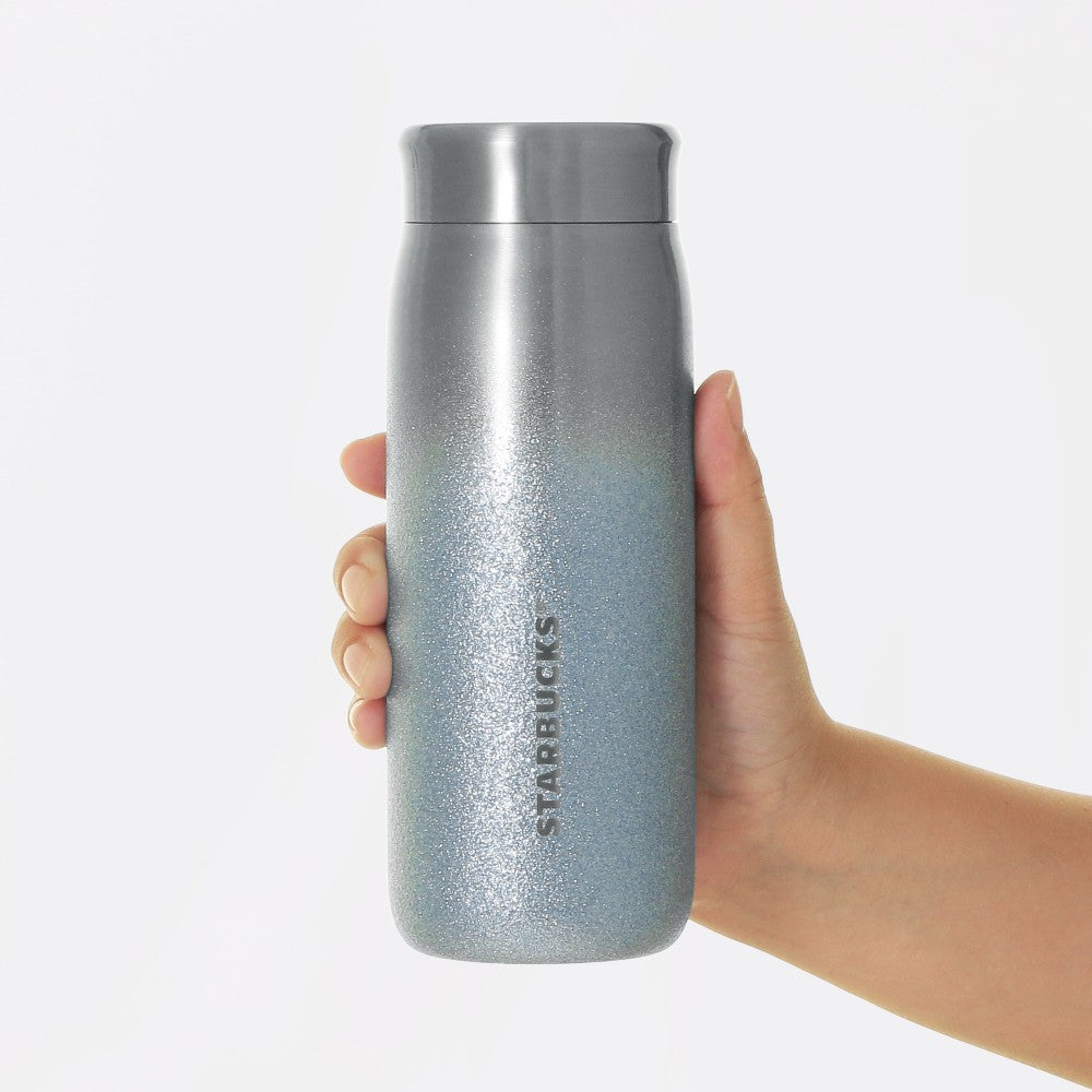 Starbucks Japan - Feel the Breeze - Glitter Stainless Steel Bottle - Ice Blue Gradient 355ml