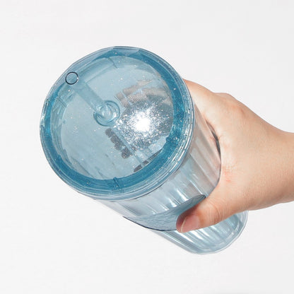 Starbucks Japan - Feel the Breeze - Cold Cup Tumbler - Glitter Blue 710ml