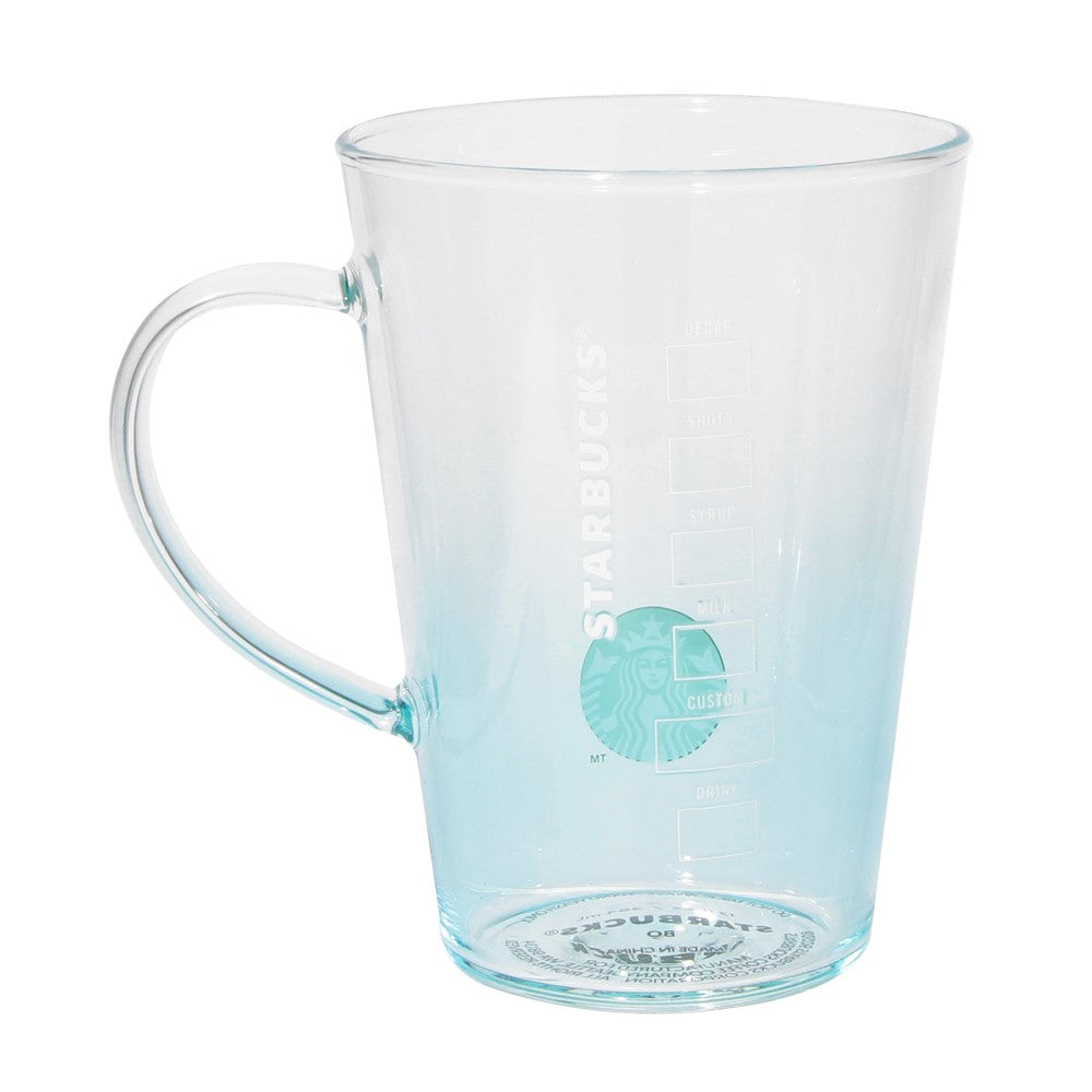 Starbucks Japan - Feel the Breeze - Heat-resistant Glass Mug - Blue Gradient 384ml