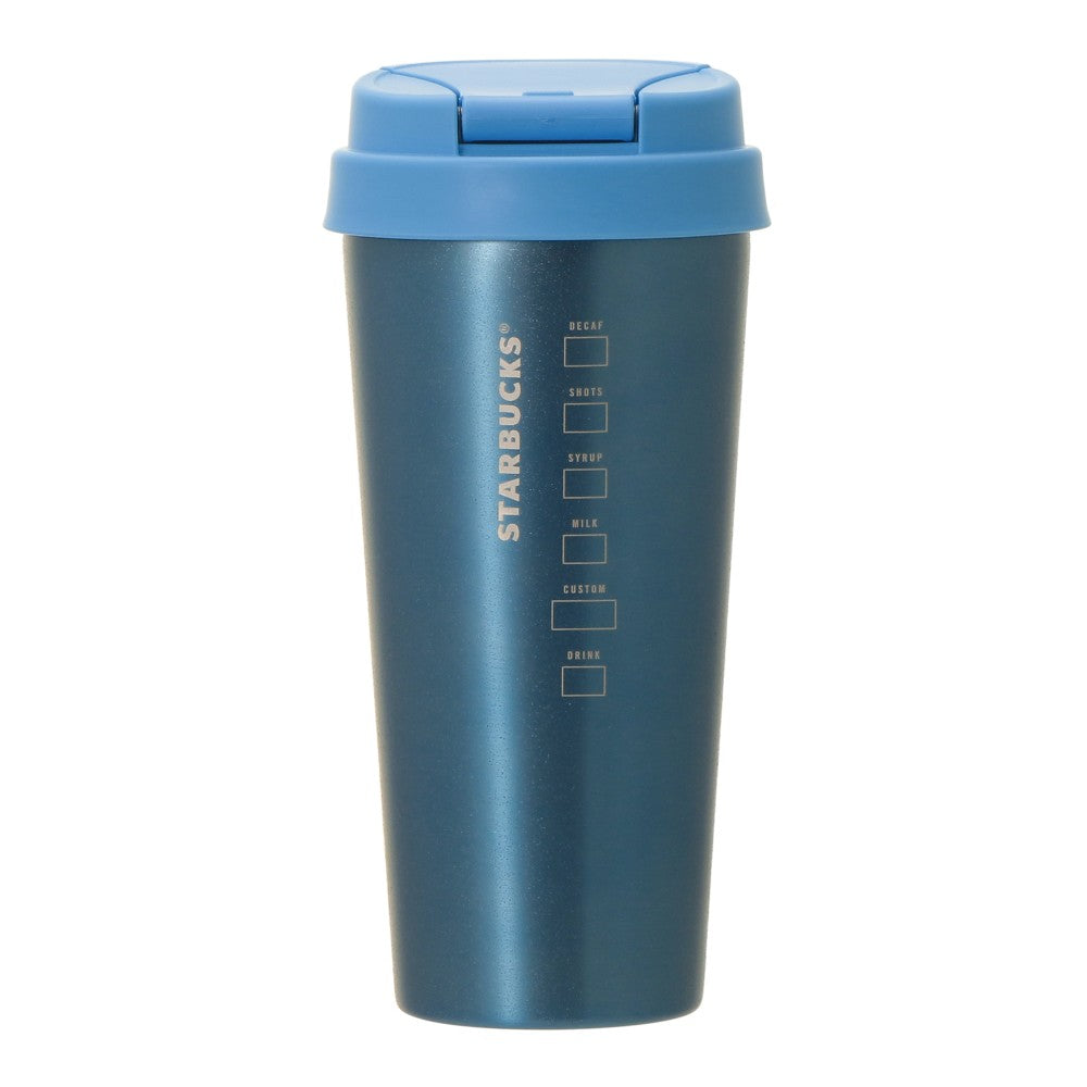 Starbucks Japan - Stainless Steel TOGO Bottle, Glitter Blue - 473ml