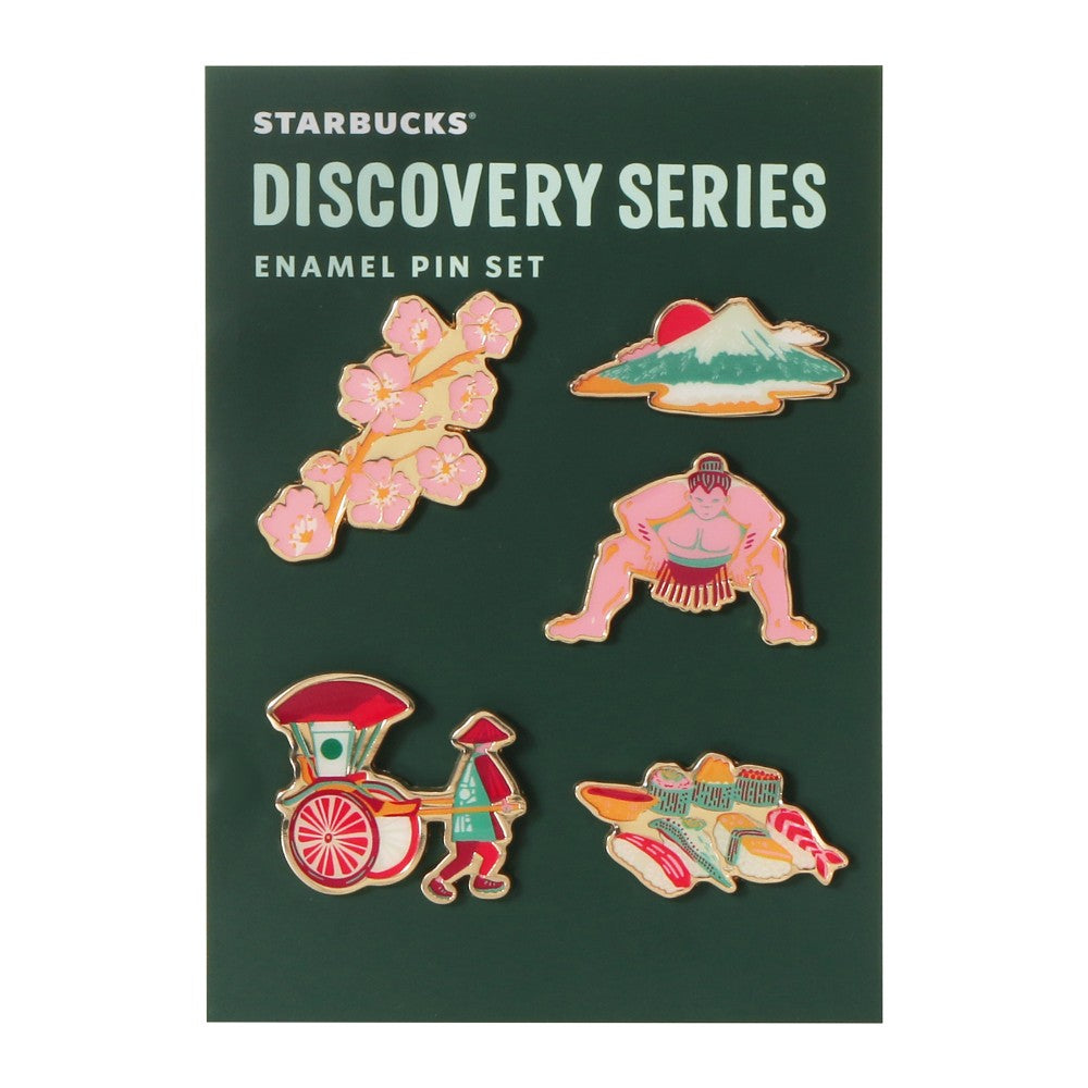 Starbucks Japan - Discovery Series Pin Badge Set JAPAN