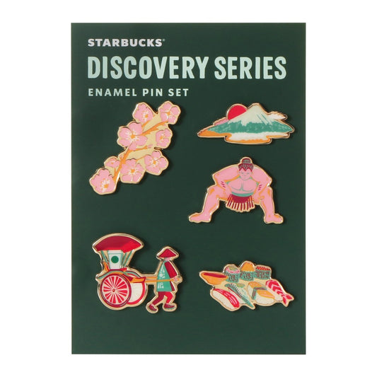Starbucks Japan - Discovery Series Pin Badge Set JAPAN