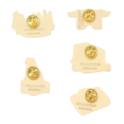 Starbucks Japan - Discovery Series Pin Badge Set TOKYO