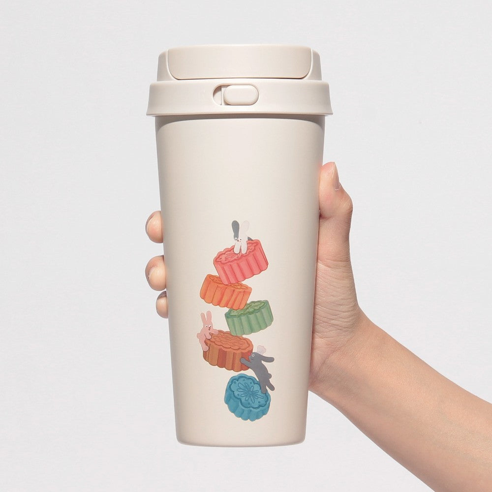 SEPT 1 PREORDER - Starbucks Japan - Autumn Festival 2026 - Stainless Steel TOGO Bottle Rabbit Ivory 473