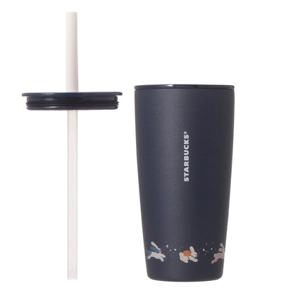 SEPT 1 PREORDER - Starbucks Japan - Autumn Festival 2026 - Stainless Steel Tumbler with Replacement Lid - MiiR Rabbit Navy, 473ml
