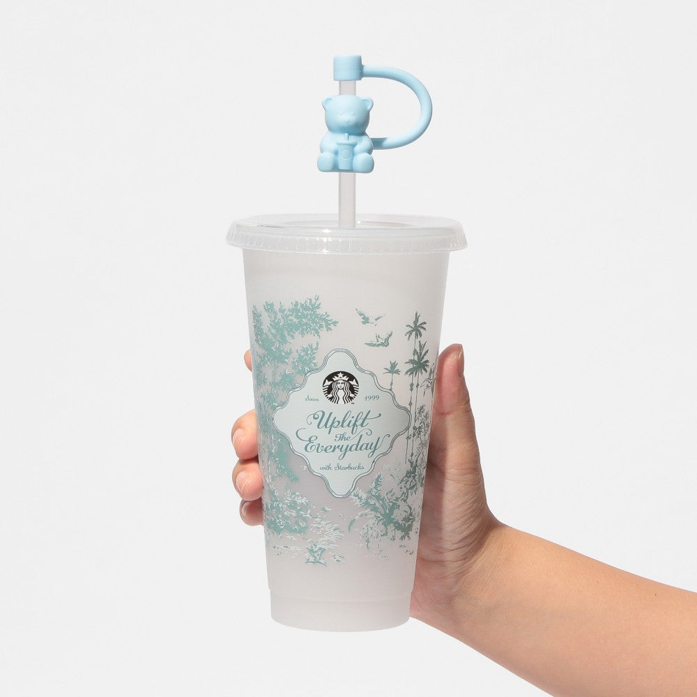 Starbucks Japan - Happy Spring Days - Mystery Color Changing Reusable Cold Cup 710ml + Blind Bag Bearista Straw Cap