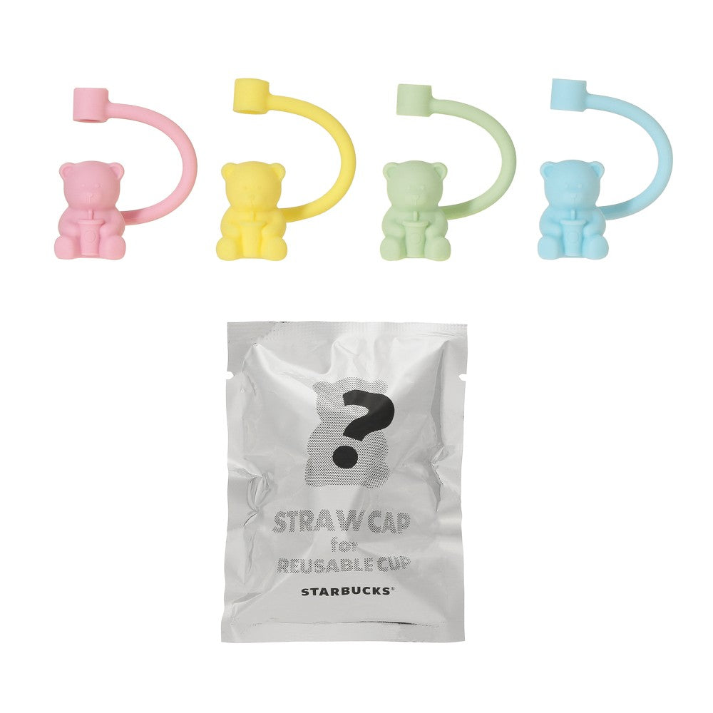 Starbucks Japan - Happy Spring Days - Mystery Color Changing Reusable Cold Cup 710ml + Blind Bag Bearista Straw Cap
