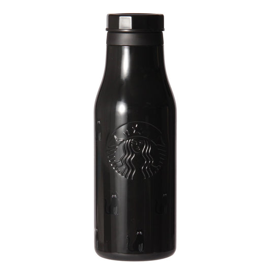 OCT 9 PREORDER - Starbucks Japan -  Halloween 2026 - Stainless Steel Logo Bottle - Cat Glow in the Dark 473ml