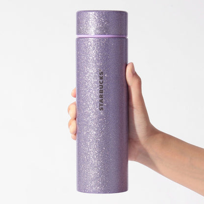 OCT 9 PREORDER - Starbucks Japan -  Halloween 2026 - Stainless Steel Bottle - Glitter Light Purple 444ml