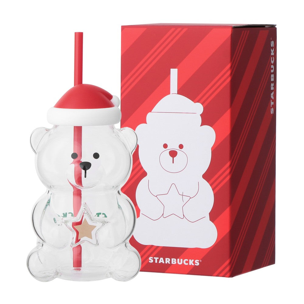 Starbucks Japan - Christmas 2026 - Gift Box Glass Tumbler Bearista 473ml