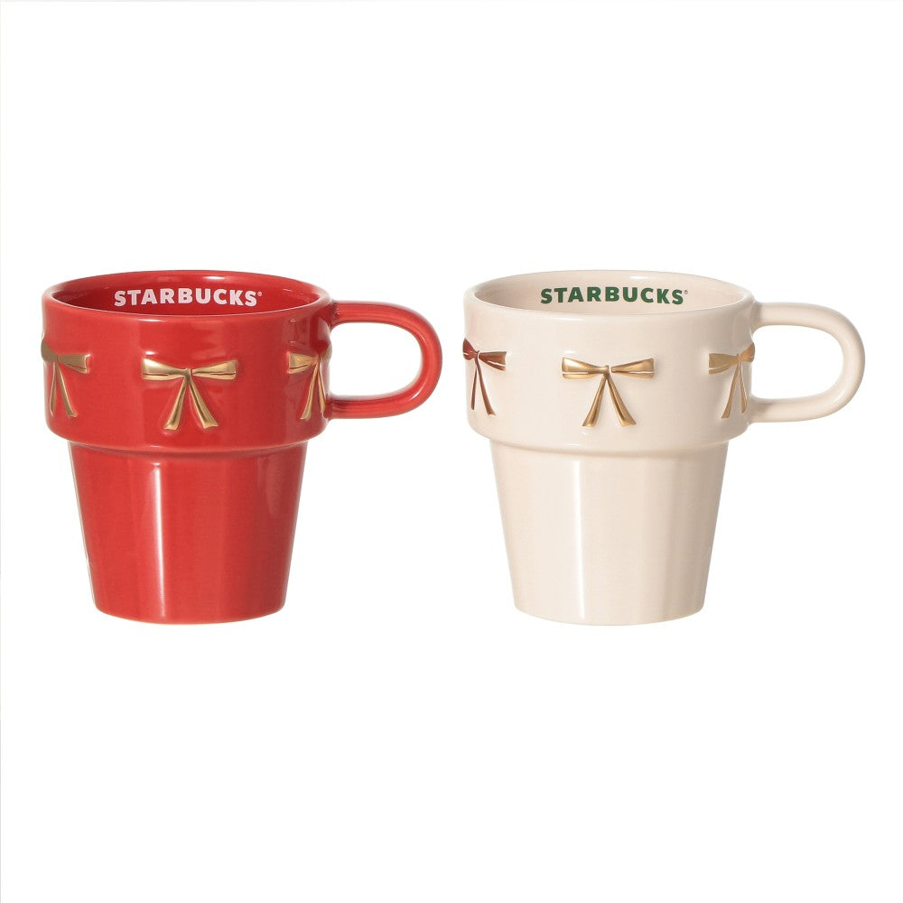 Starbucks Japan - Christmas 2026 -  Gift Boxed Stacking Mug 237ml Pair Set