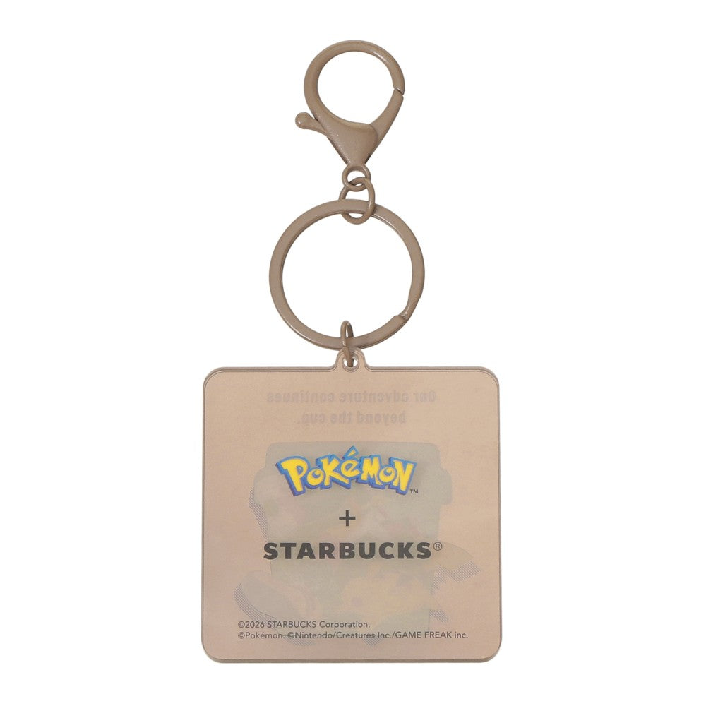 SEPT 30 PREORDER - Starbucks Japan - Pokémon + STARBUCKS - Acrylic Keychain: Coffee Adventure