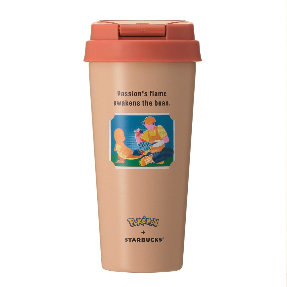 SEPT 30 PREORDER - Starbucks Japan - Pokémon + STARBUCKS - Stainless Steel To-Go Bottle Charmander 473ml