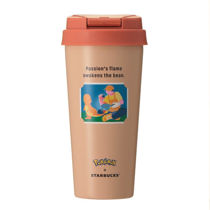 SEPT 30 PREORDER - Starbucks Japan - Pokémon + STARBUCKS - Stainless Steel To-Go Bottle Charmander 473ml