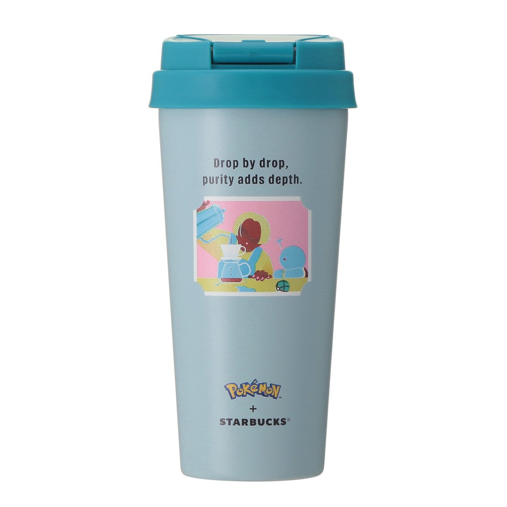 SEPT 30 PREORDER - Starbucks Japan - Pokémon + STARBUCKS - Stainless Steel To-Go Bottle Squirtle 473ml
