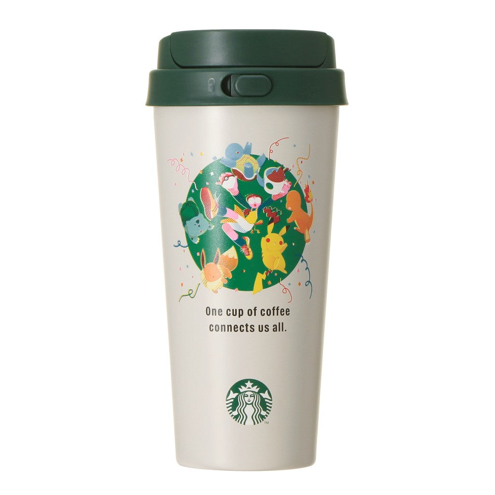 SEPT 30 PREORDER - Starbucks Japan - Pokémon + STARBUCKS - Stainless Steel To-Go Bottle - Coffee Connection 473ml