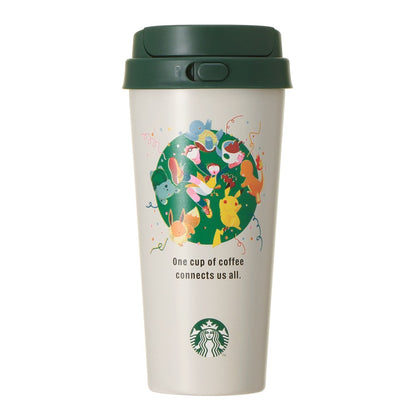 SEPT 30 PREORDER - Starbucks Japan - Pokémon + STARBUCKS - Stainless Steel To-Go Bottle - Coffee Connection 473ml