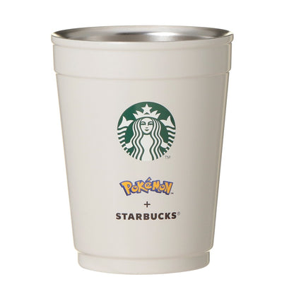SEPT 30 PREORDER - Starbucks Japan - Pokémon + STARBUCKS - 2 Way Stainless Steel Cup/Holder - Coffee Connection 355ml