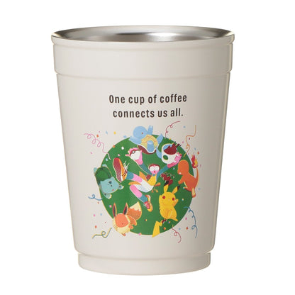 SEPT 30 PREORDER - Starbucks Japan - Pokémon + STARBUCKS - 2 Way Stainless Steel Cup/Holder - Coffee Connection 355ml