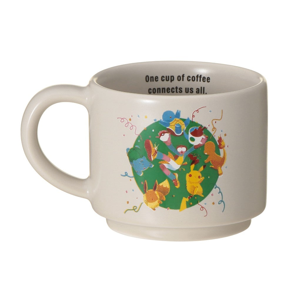 SEPT 30 PREORDER - Starbucks Japan - Pokémon + STARBUCKS - Stacking Demi Mug Coffee Connection 89ml