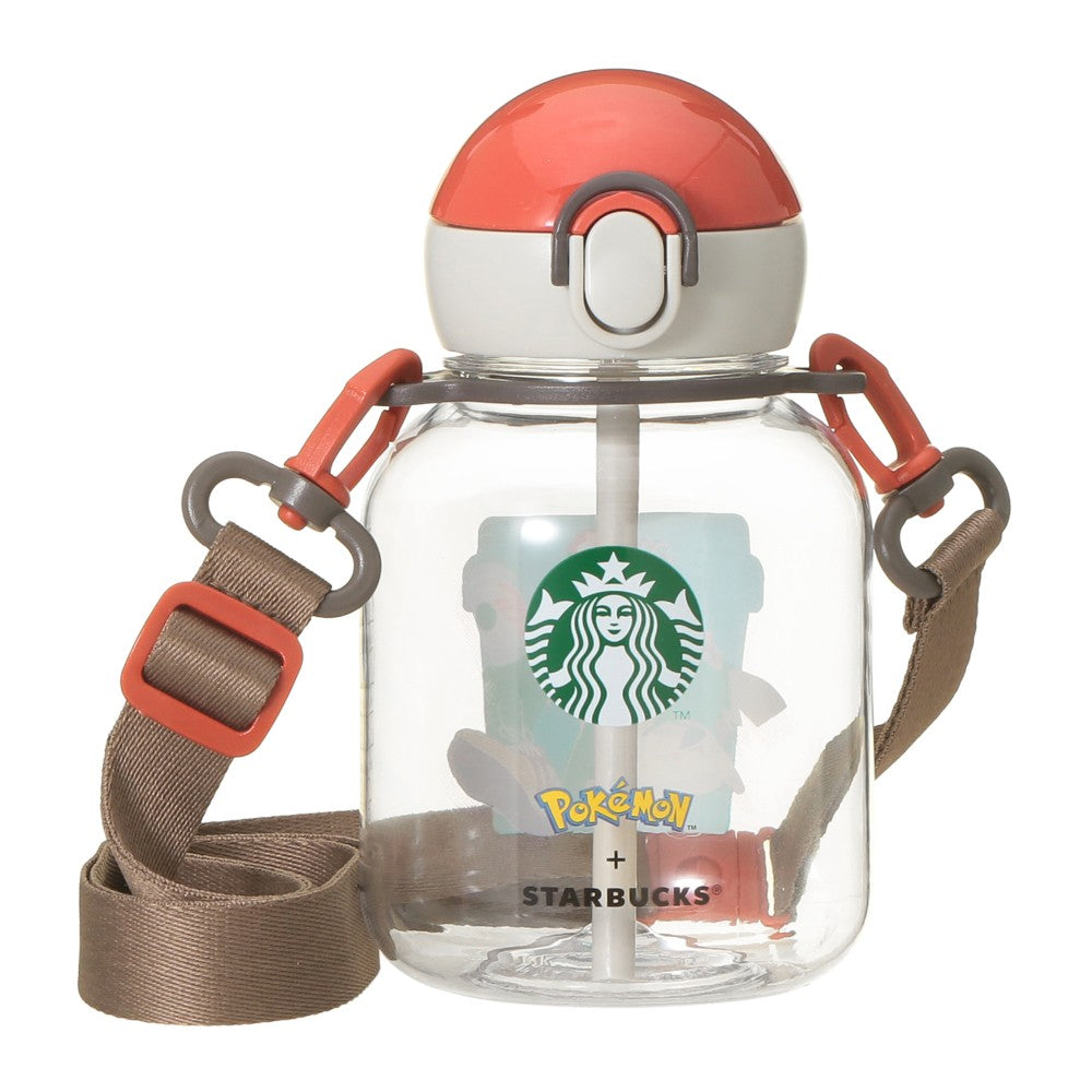 SEPT 30 PREORDER - Starbucks Japan - Pokémon + STARBUCKS - Straw Tumbler with Strap - Coffee Adventure 458ml