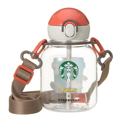 SEPT 30 PREORDER - Starbucks Japan - Pokémon + STARBUCKS - Straw Tumbler with Strap - Coffee Adventure 458ml