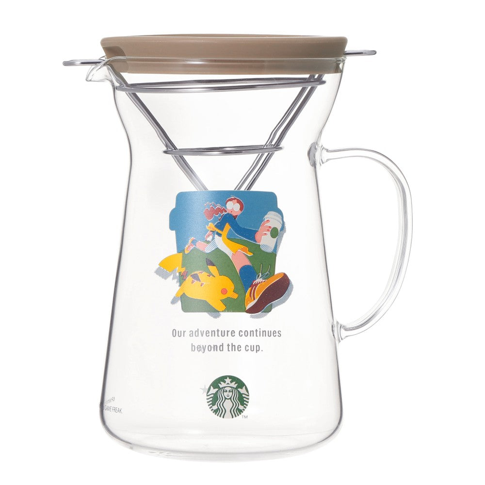 SEPT 30 PREORDER - Starbucks Japan - Pokémon + STARBUCKS - Glass Drip Coffee Maker - Coffee Adventure