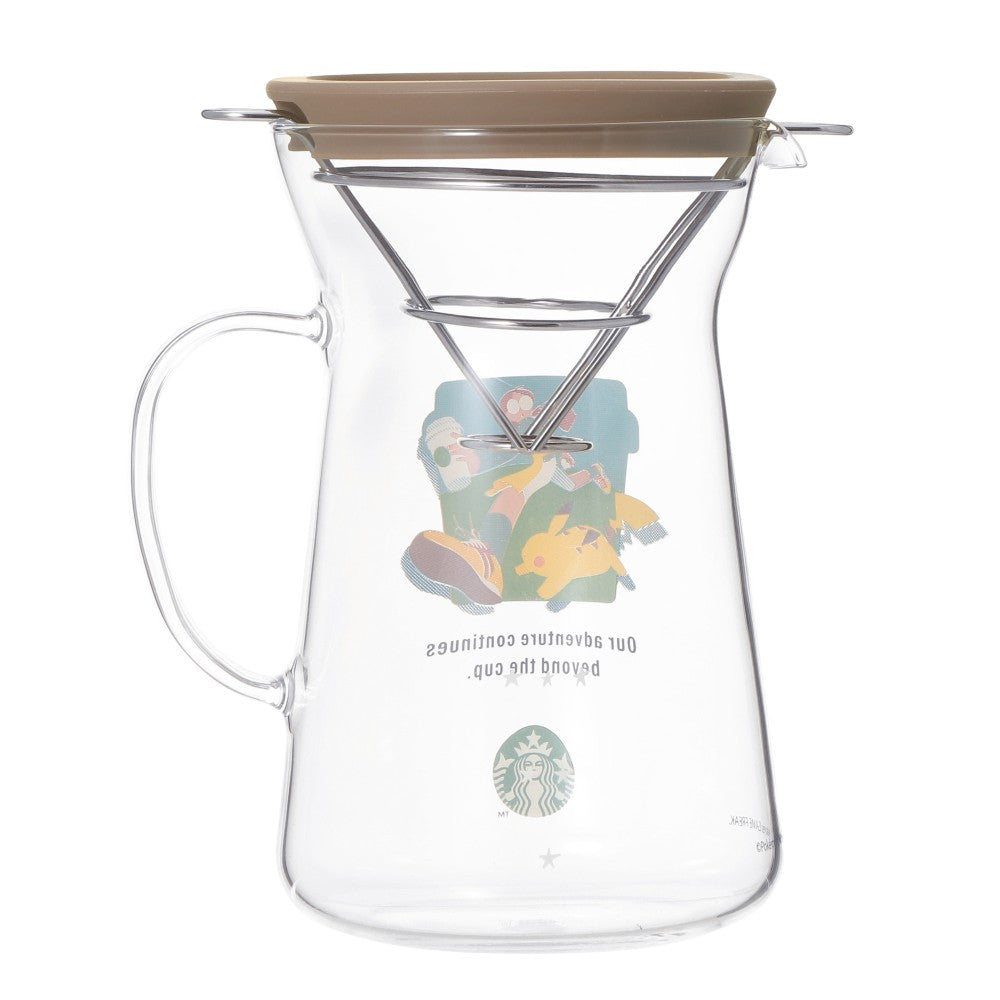 SEPT 30 PREORDER - Starbucks Japan - Pokémon + STARBUCKS - Glass Drip Coffee Maker - Coffee Adventure