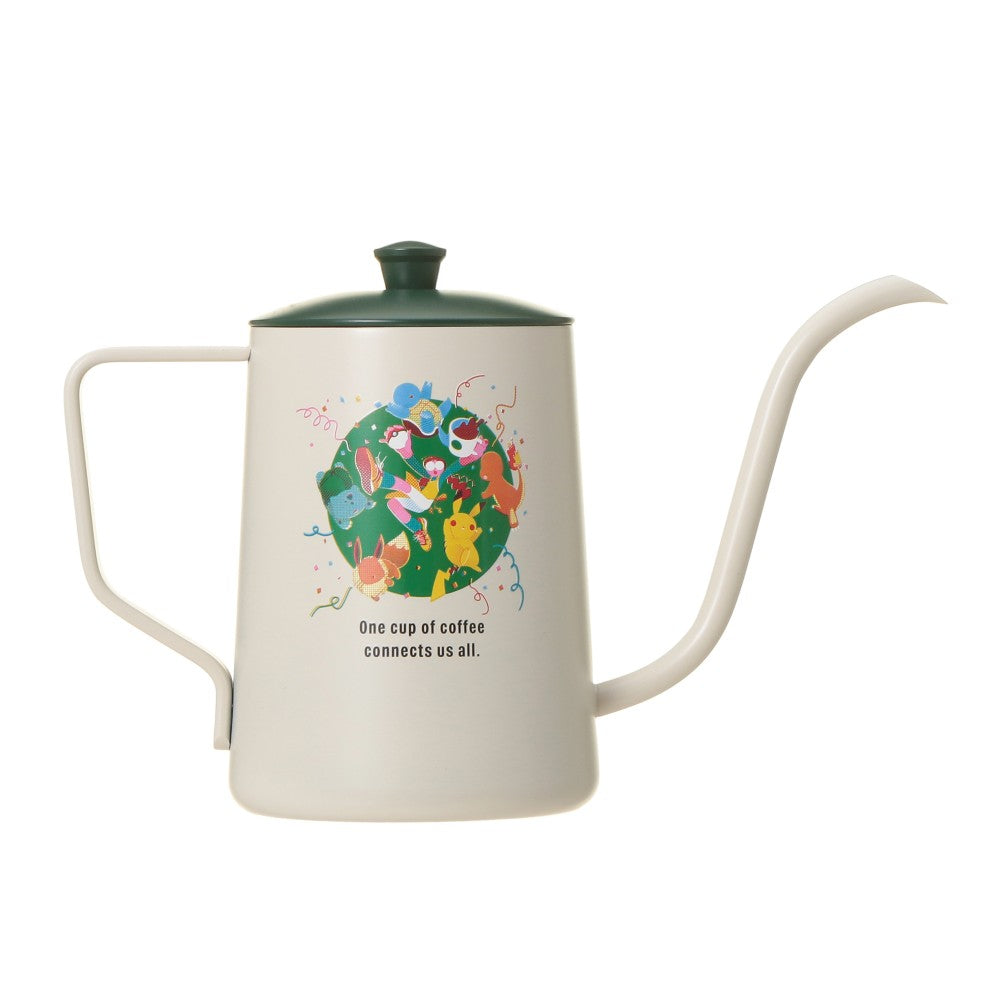 SEPT 30 PREORDER - Starbucks Japan - Pokémon + STARBUCKS - Stainless Steel Kettle - Coffee Connection 550ml