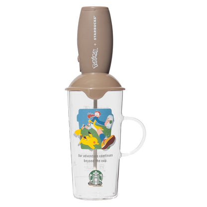 SEPT 30 PREORDER - Starbucks Japan - Pokémon + STARBUCKS -  Milk Frother & Cup - Coffee Adventure