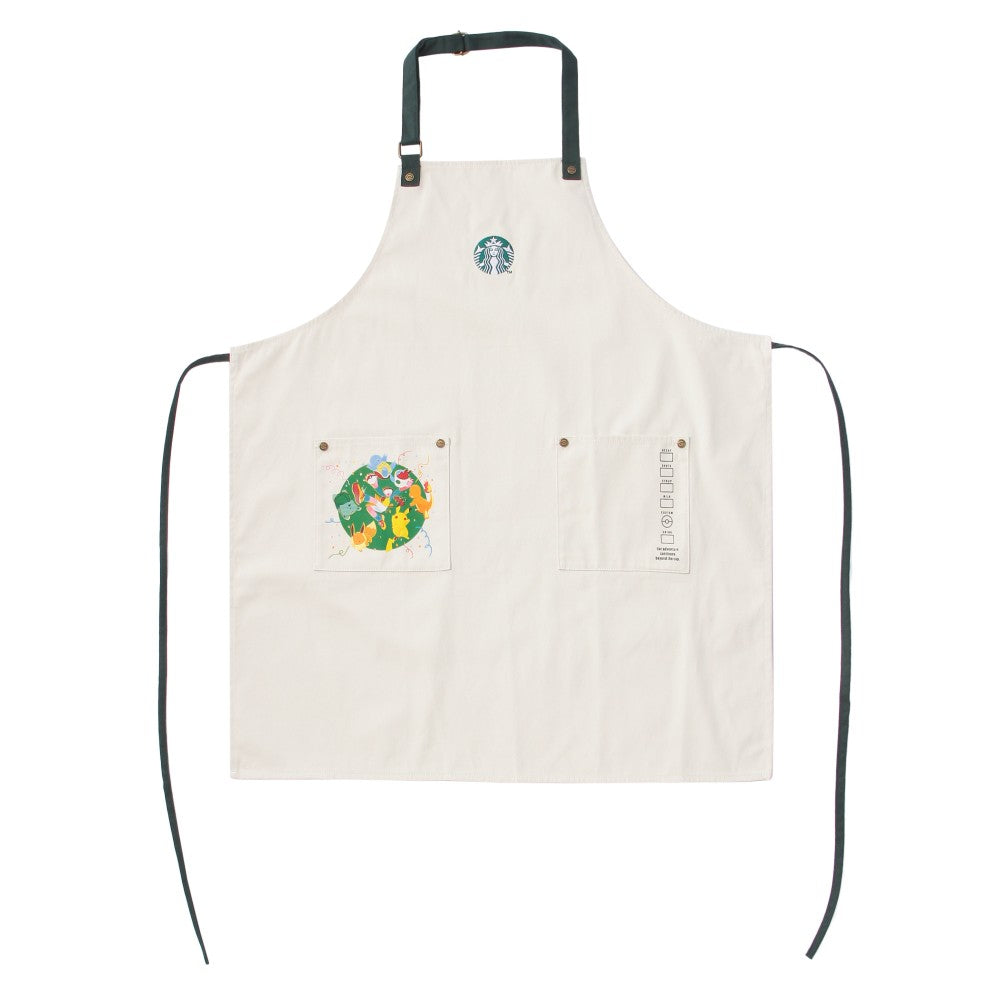 SEPT 30 PREORDER - Starbucks Japan - Pokémon + STARBUCKS - Utility Apron - Coffee Connection