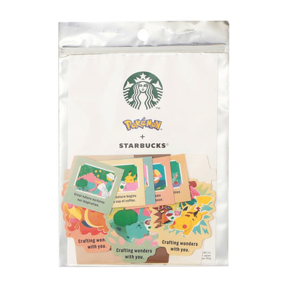 SEPT 30 PREORDER - Starbucks Japan - Pokémon + STARBUCKS - Art Sticker Set