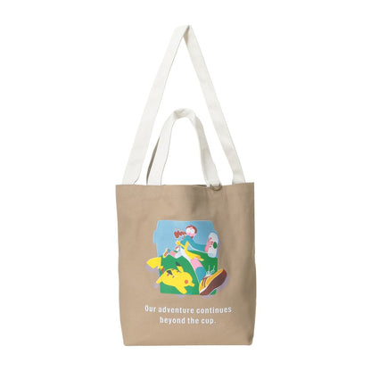 SEPT 30 PREORDER - Starbucks Japan - Pokémon + STARBUCKS - Tote Bag: Coffee Adventure