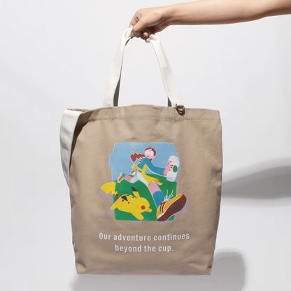 SEPT 30 PREORDER - Starbucks Japan - Pokémon + STARBUCKS - Tote Bag: Coffee Adventure