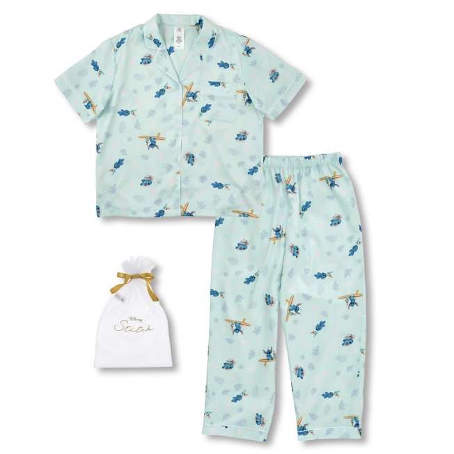 (June 10/13 preorder) Japan Limited - Stitch & Scrump - Short Sleeve Pyjamas - Stitch Day Collection
