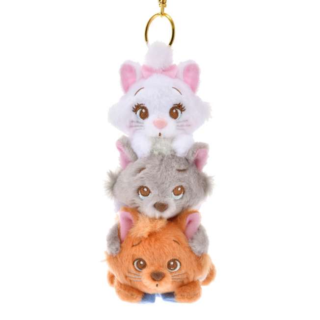 [JAPAN LIMITED] PRE ORDER - Cat Day - Marie, Berlioz, Toulouse The Aristocats - Plush Keychain