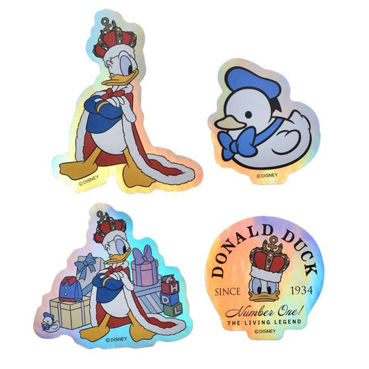 JAPAN LIMITED - Donald the King Birthday - Holographic Stickers