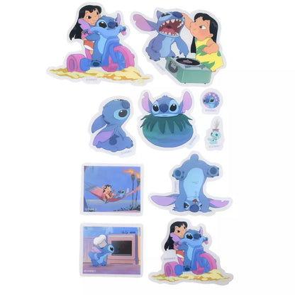 JAPAN LIMITED - Lilo & Stitch Clear Stickers - Daily Sticker Collection