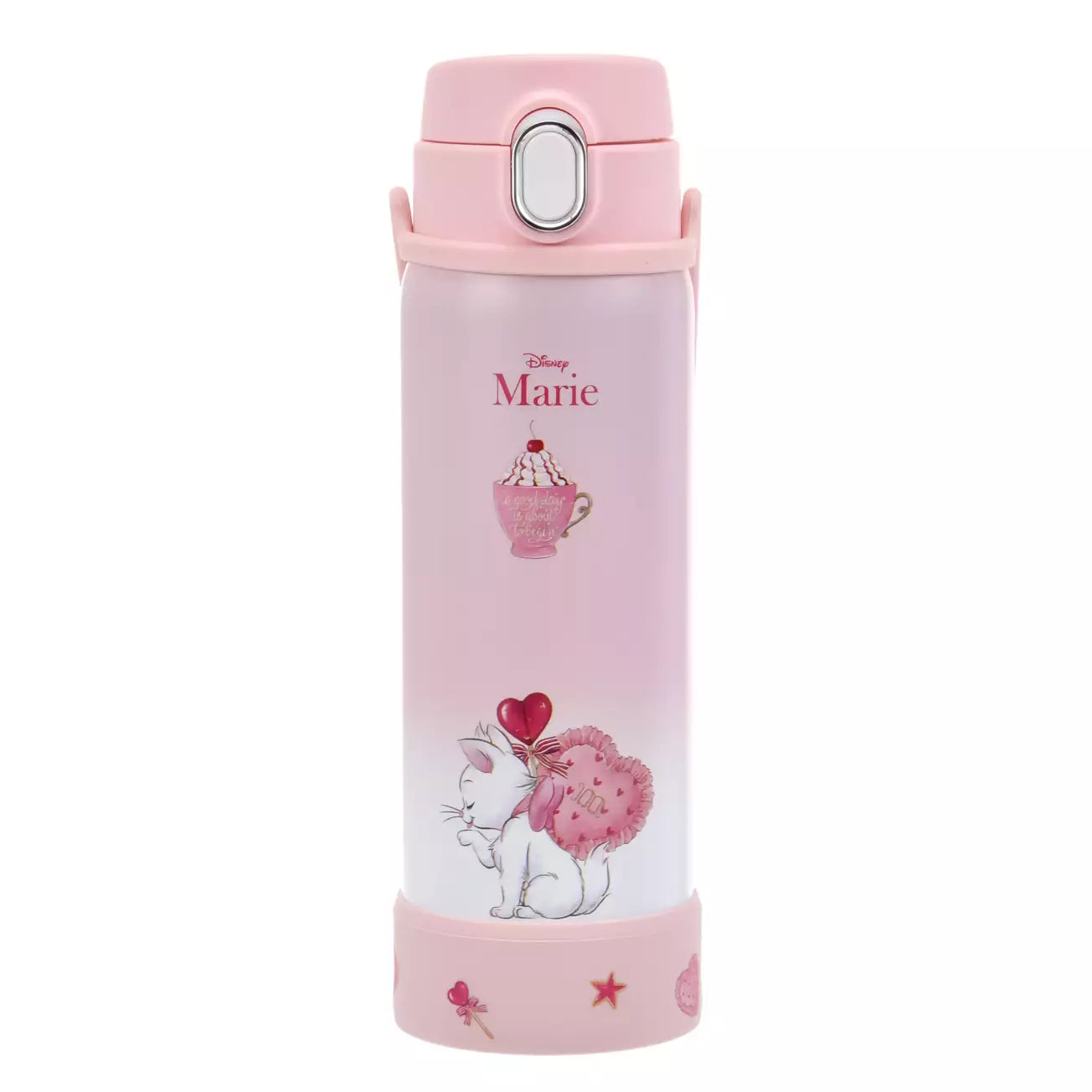 Japan Disney Store - The Aristocats - Marie - Stainless Steel Bottle with Strap